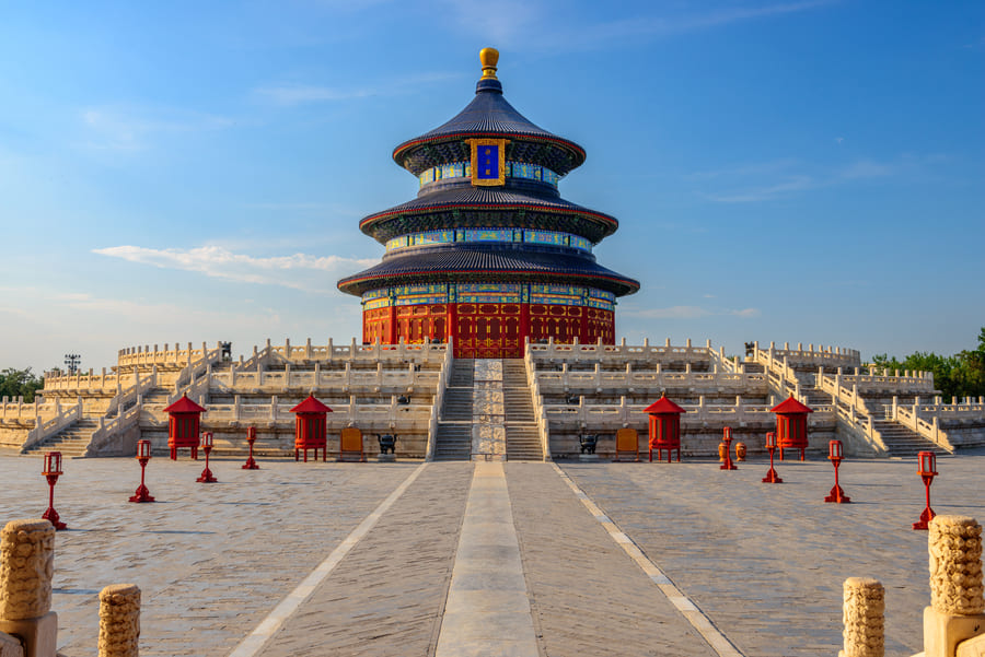 Templo del Cielo bajo un cielo azul despejado, conocelo con Viajes personalizados a China